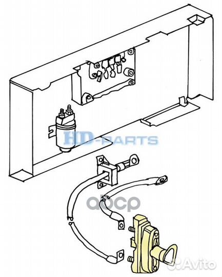 Выключатель массы Volvo,RVI 09/2012 HD-parts 11