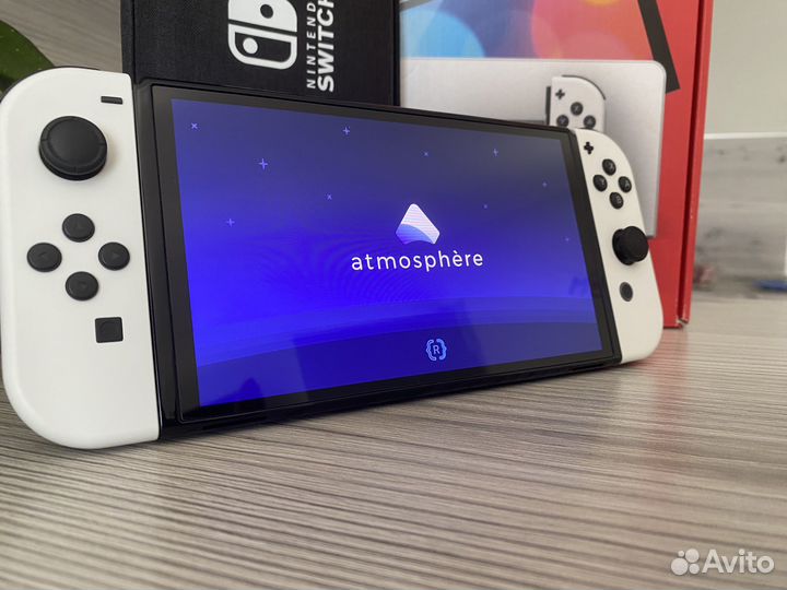 Прошитый Nintendo Switch oled + SD карта 128GB