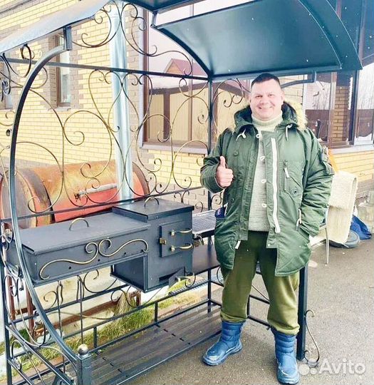 Мангал беседка