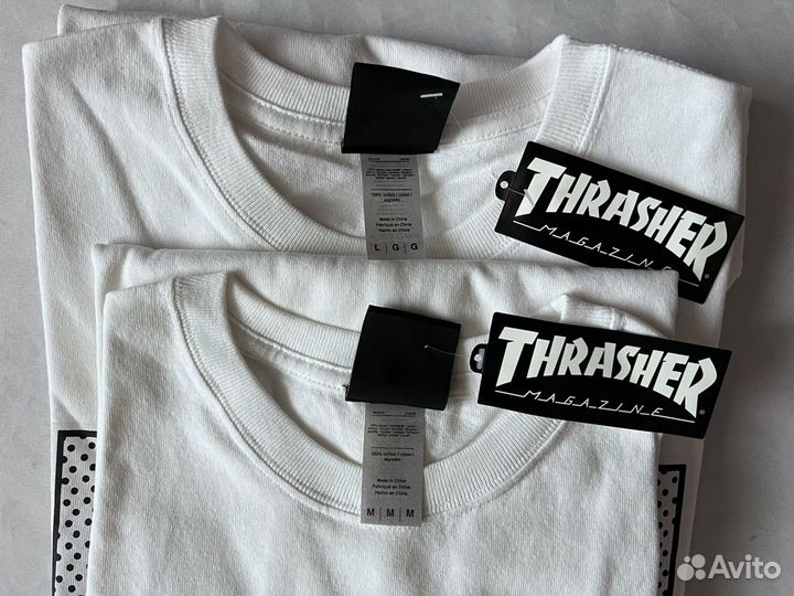 Лонгслив Thrasher Boyfriend White Оригинал