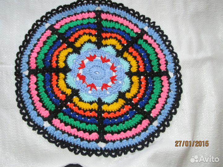 Вязанные сидушки