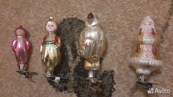 Елочная игрушки на прищепке СССР