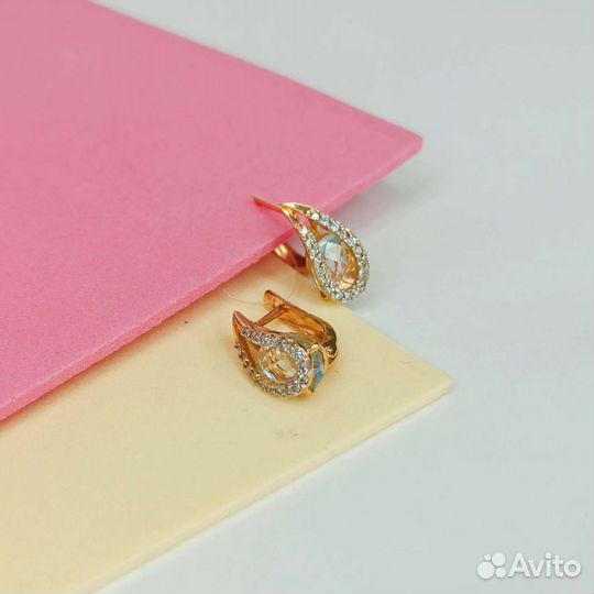 Золотые серьги