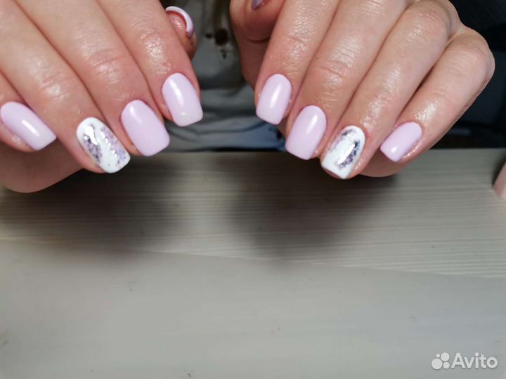 Маникюр с покрытием гель лаком