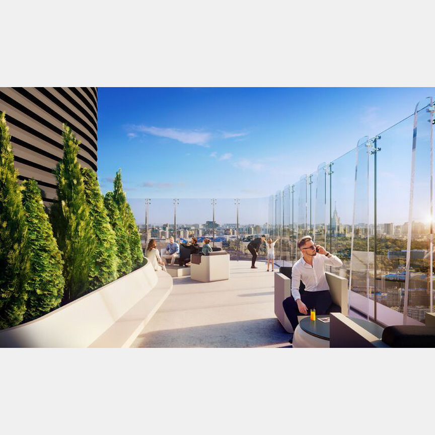 4-к. квартира, 129 м², 42/50 эт.