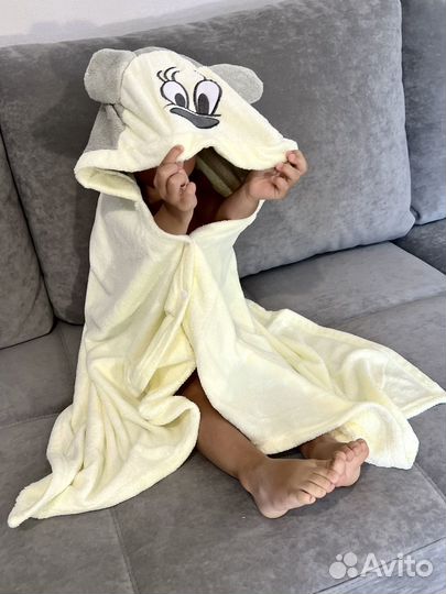 Детское полотенце с капюшоном