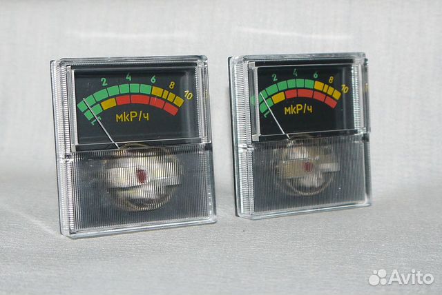 М68501 индикатор стрелочный СССР (2шт) шкала мкр/ч купить в Воронеже ...