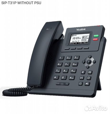 SIP-T31P without PSU, IP-телефон Yealink SIP-T31P