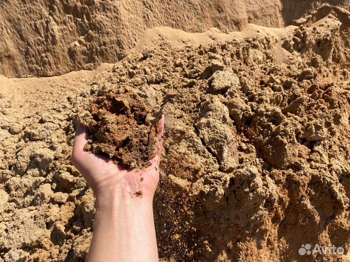 Песчаная вскрыша(песок некондиция)