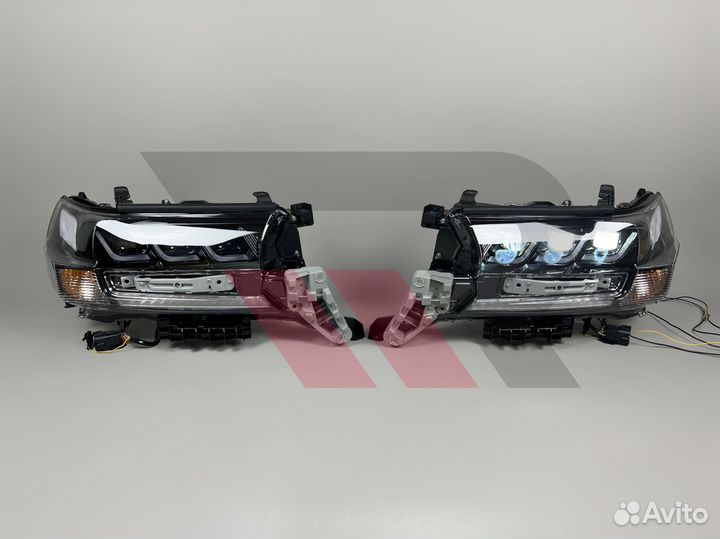 Фары Toyota Land Cruiser 200 с16г Темные