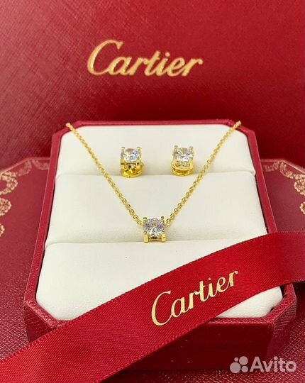 Серьги кулон Cartier
