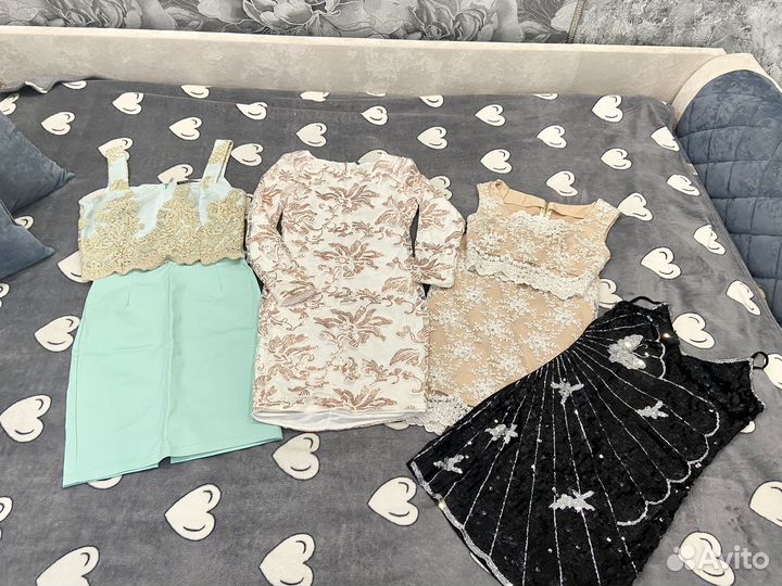 Новогодние платья, пакетом