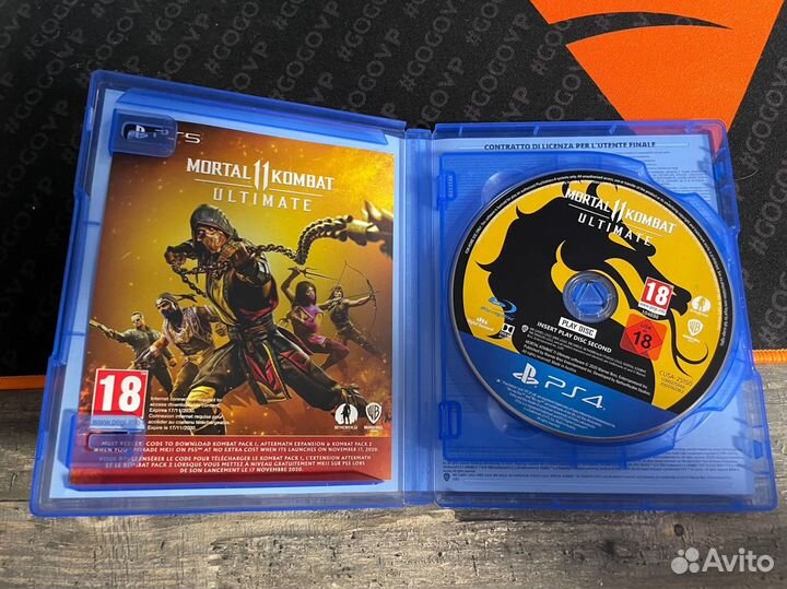 Диск на PS4 Mortal Kombat 11 Ultimate