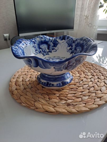 Фруктовница гжель