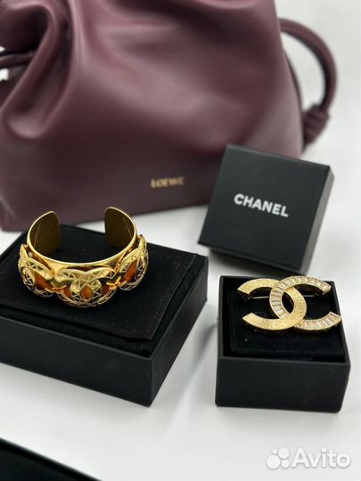 Бусы Серьги Браслеь Брошь Chanel