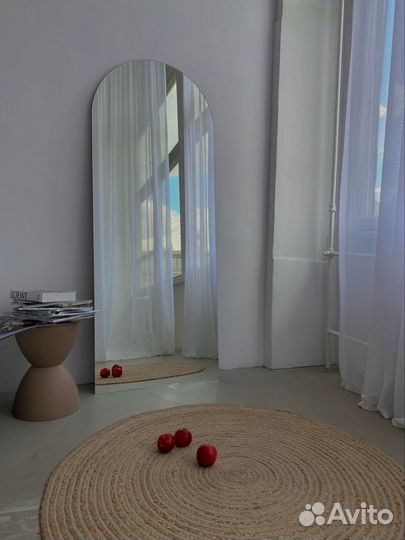 Зеркало настенное арочное без рамы