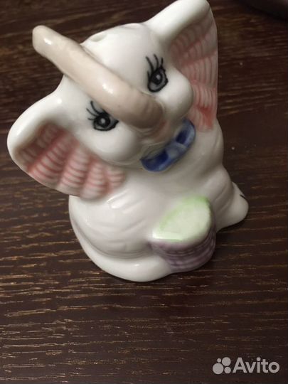 Солонка Слоник фарфор