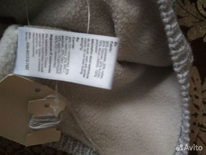 Шапка детская зимняя для девочки 6 лет