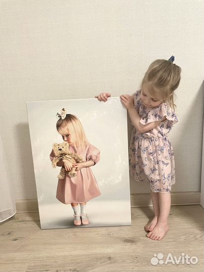 Портрет на холсте по фото