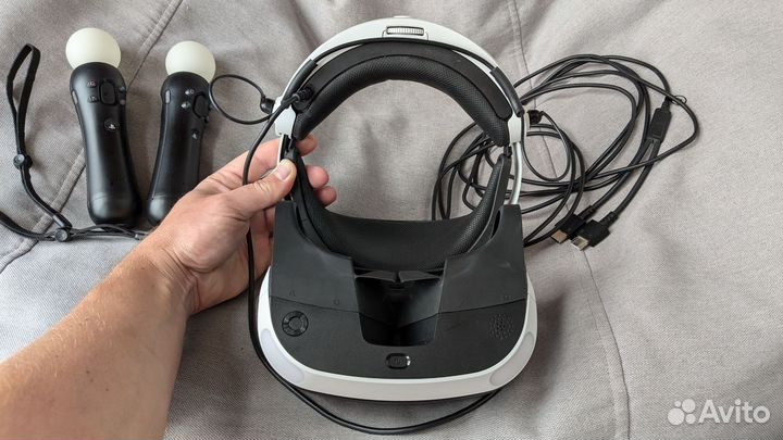 Шлем VR PS4 с мувами