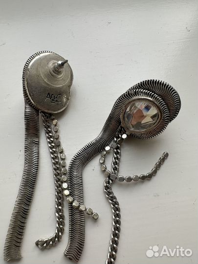 Серьги с кристаллами