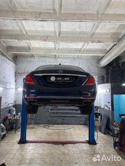 Катализатор на Mercedes-Benz w221 (600 ячеек)