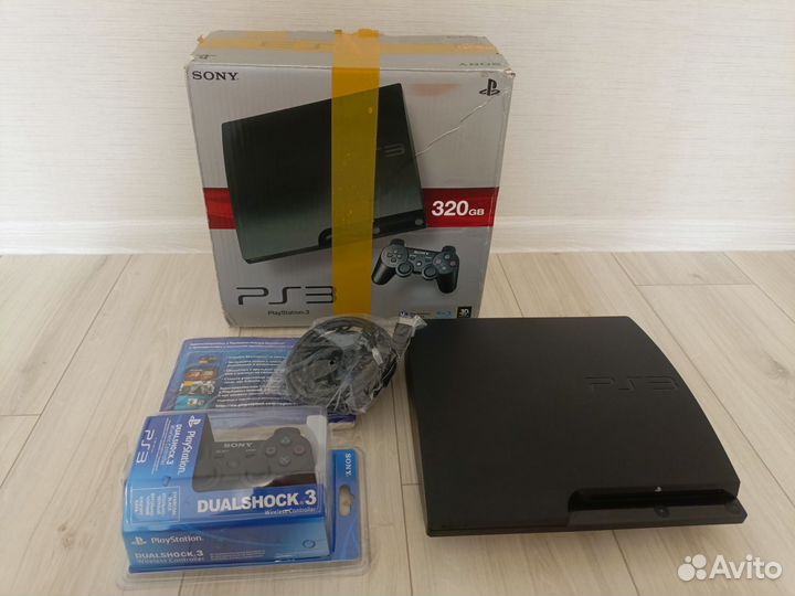 Sony PS3 Slim 320gb (35 игр)