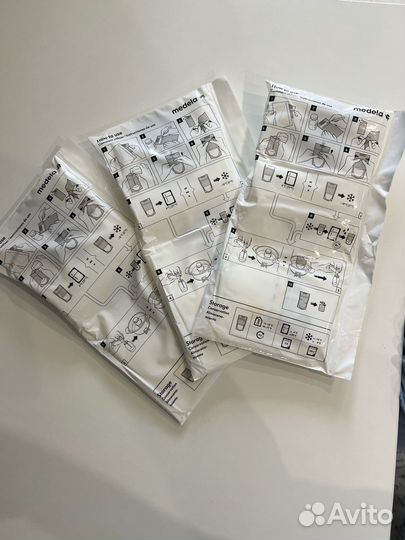 Пакеты для грудного молока Medela по 25 шт