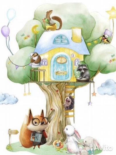 Наклейка для интерера для детей, декор для дома