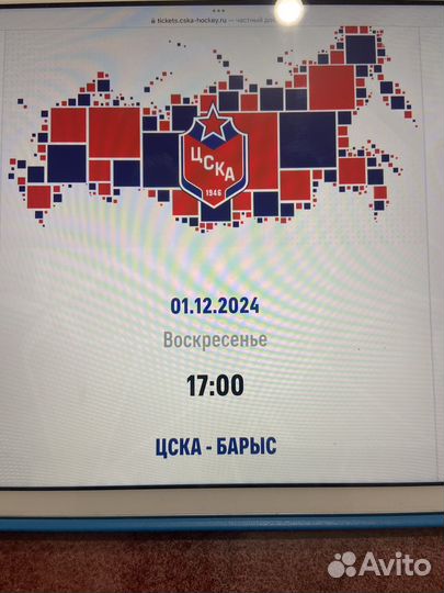 Билет на хоккей