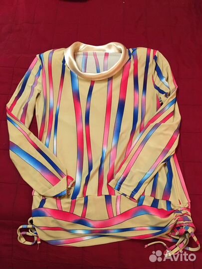 Блузка из искуственного шелка 48 размер