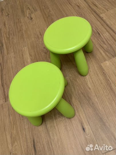 Табурет ikеa Mammut 2 шт+подарок подушка