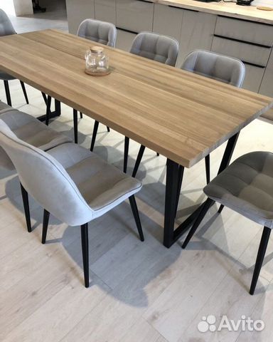 Стол лофт из ясеня