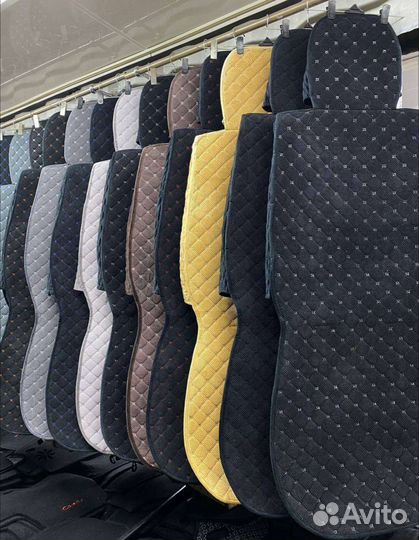 Авто чехлы из алькантары комплект