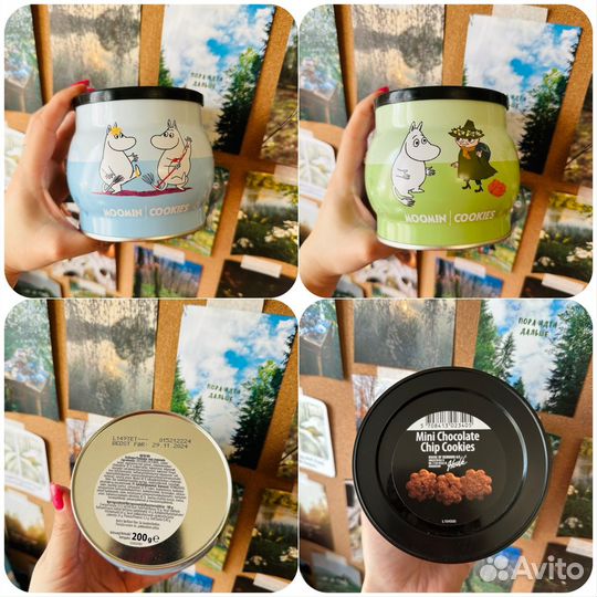 Баночка (печенье) Moomin с Муми-Троллями