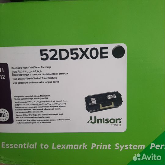 Lexmark картридж