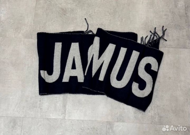 Шарф jacquemus синий