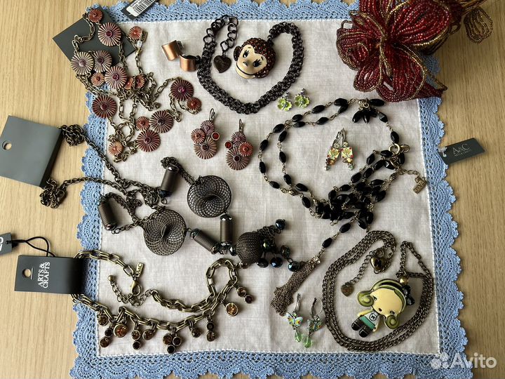 Серьги Клипсы Колье A&C Oslo