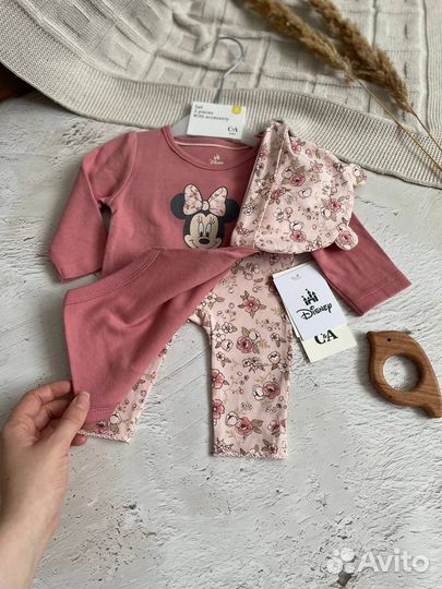 Комплект для девочки c&a, hm 56, 62, 74, 80