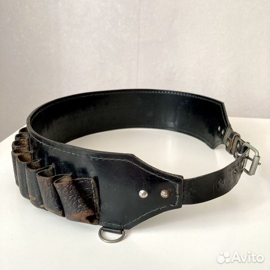 Патронташ пояс кожаный СССР