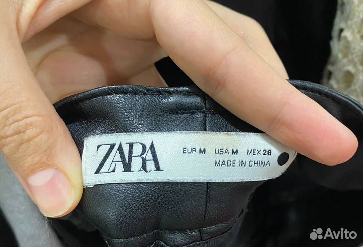 Кожаные штаны женские 46 48