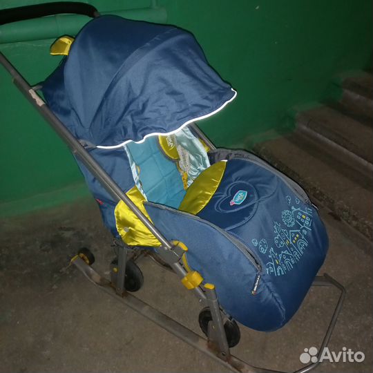 Санки коляска ника