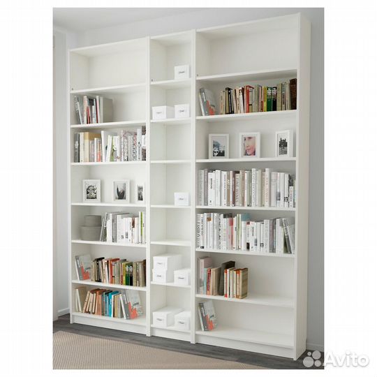 Billy Книжный шкаф 890.178.27 Белый 200x28x237 см IKEA