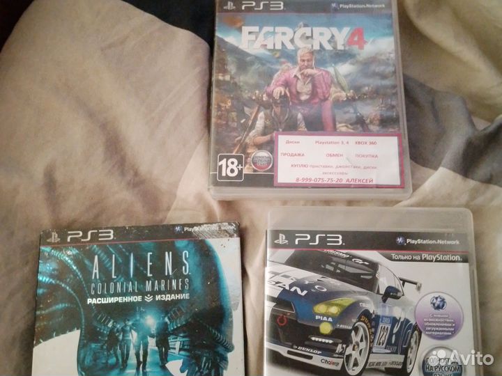 Диски на sony 3