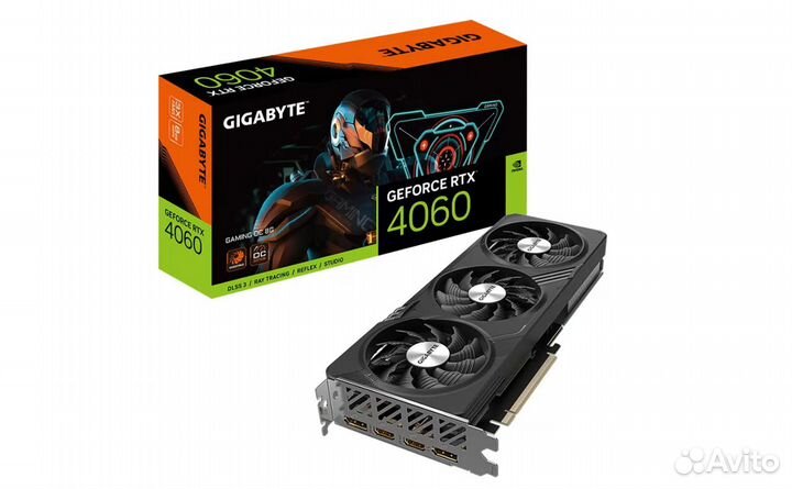 Видеокарта gigabyte GeForce RTX 4060 gaming OC