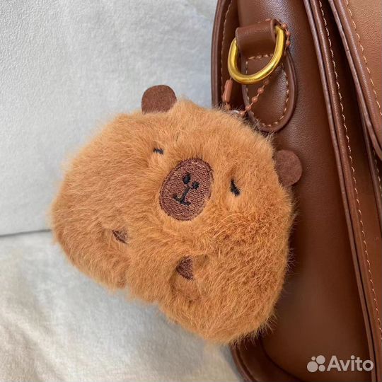 Брелок в виде игрушки капибары на сумку, д/з