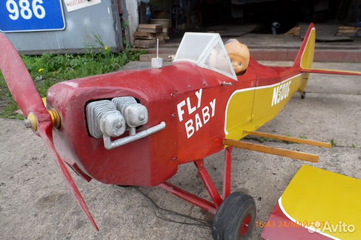 RC Самолет-копия Fly Baby N500F 1800мм RTF