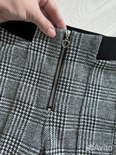 Брюки в клетку на девочку 7-9 лет