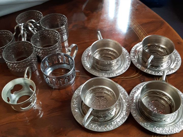 Подстаканники мелхиоровых нержа алюминий