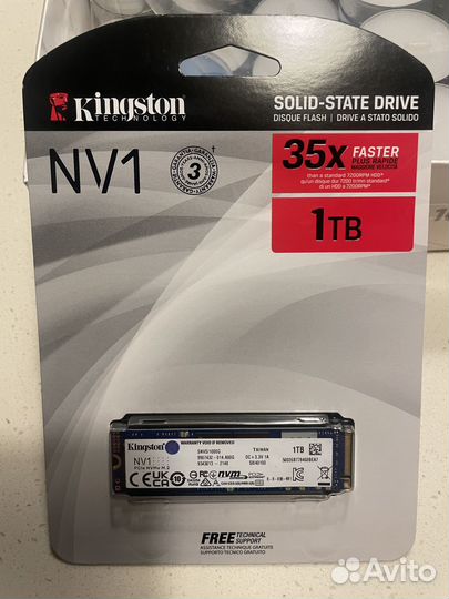 SSD Kingston NV1 1Tb M.2 новый